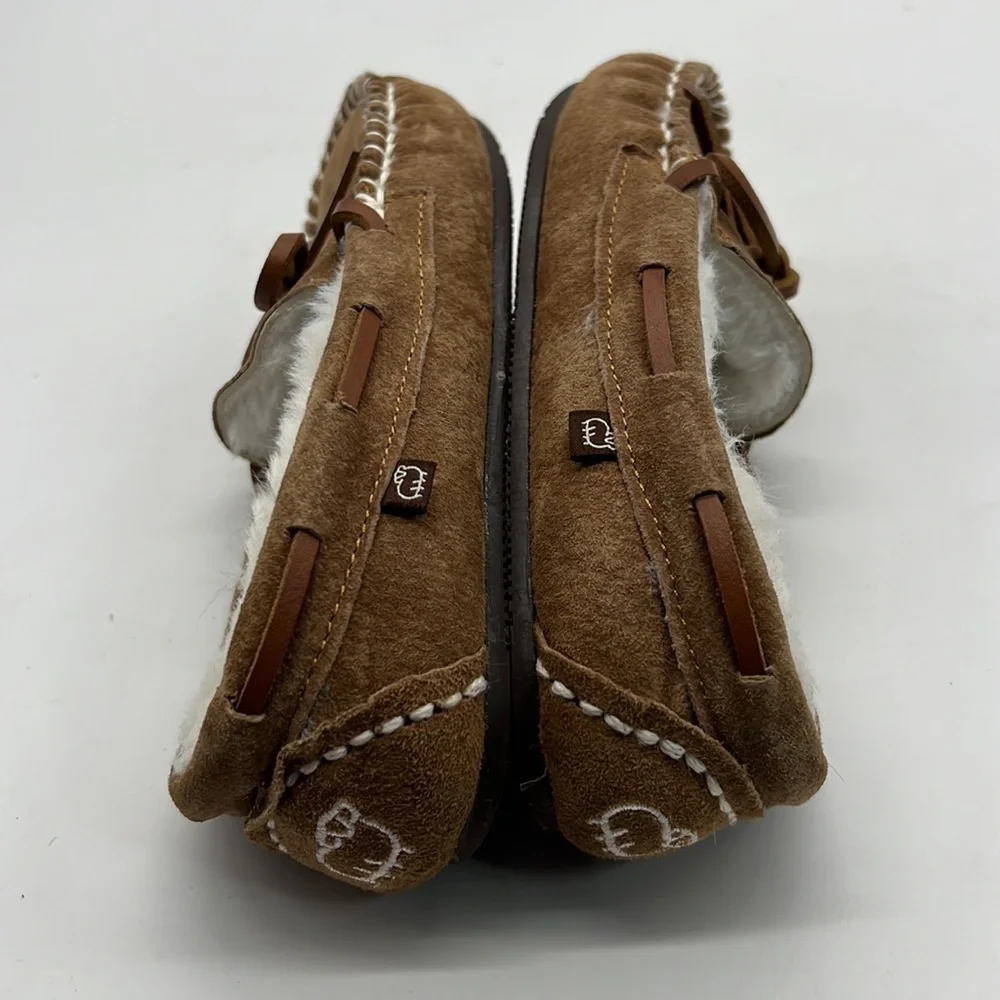 Lamo Kids Suede Moccasins size 3Y